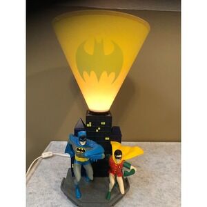Vtg.  1999 Batman & Robin 16" Lamp Warner Bros Studio Store Exclusive DC Comics